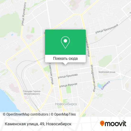 Карта Каменская улица, 49