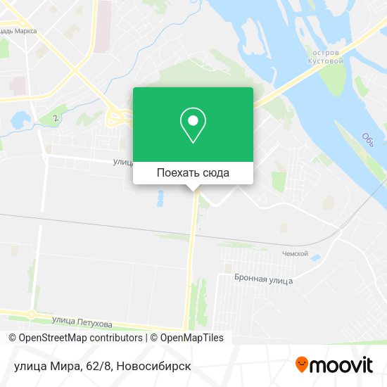 Карта улица Мира, 62/8