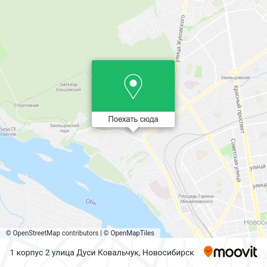 Карта 1 корпус 2 улица Дуси Ковальчук