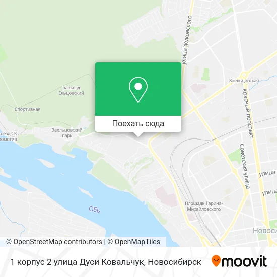 Карта 1 корпус 2 улица Дуси Ковальчук
