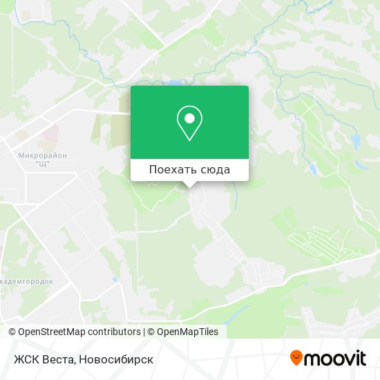 Карта ЖСК Веста