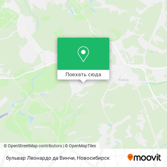 Карта бульвар Леонардо да Винчи