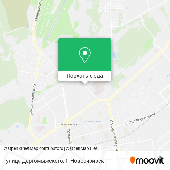Карта улица Даргомыжского, 1