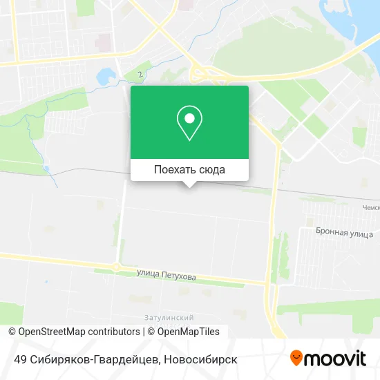 Карта 49 Сибиряков-Гвардейцев