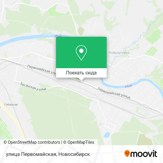 Карта улица Первомайская