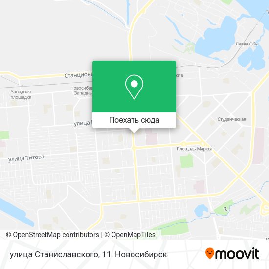 Карта улица Станиславского, 11