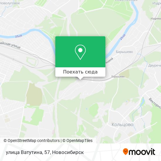 Карта улица Ватутина, 57