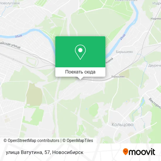 Карта улица Ватутина, 57
