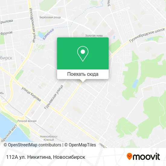 Карта 112А ул. Никитина