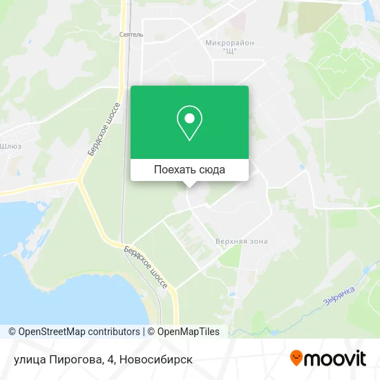 Карта улица Пирогова, 4