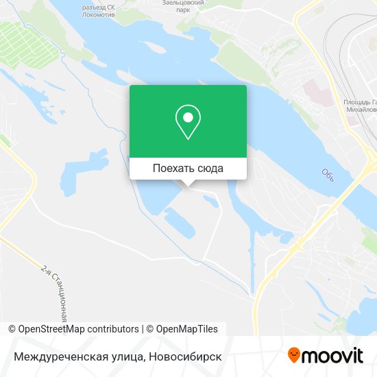 Карта Междуреченская улица