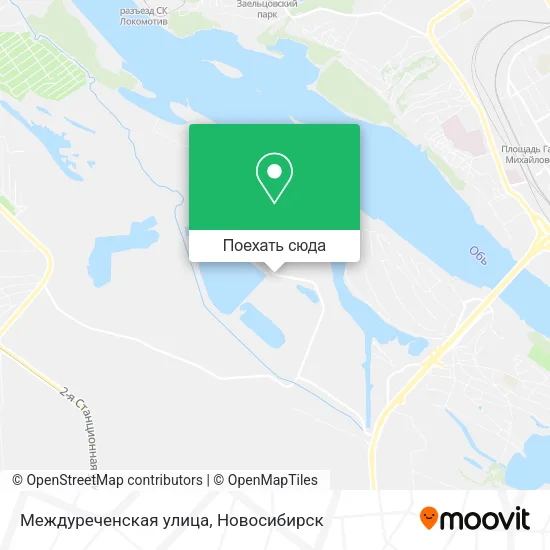 Карта Междуреченская улица