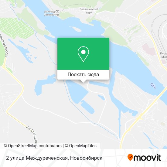 Карта 2 улица Междуреченская