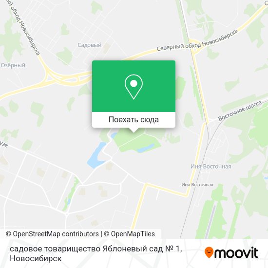 Карта садовое товарищество Яблоневый сад № 1