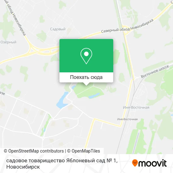 Карта садовое товарищество Яблоневый сад № 1