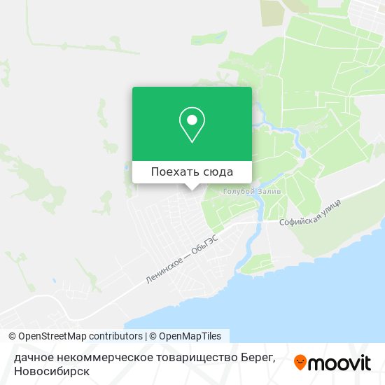 Карта дачное некоммерческое товарищество Берег