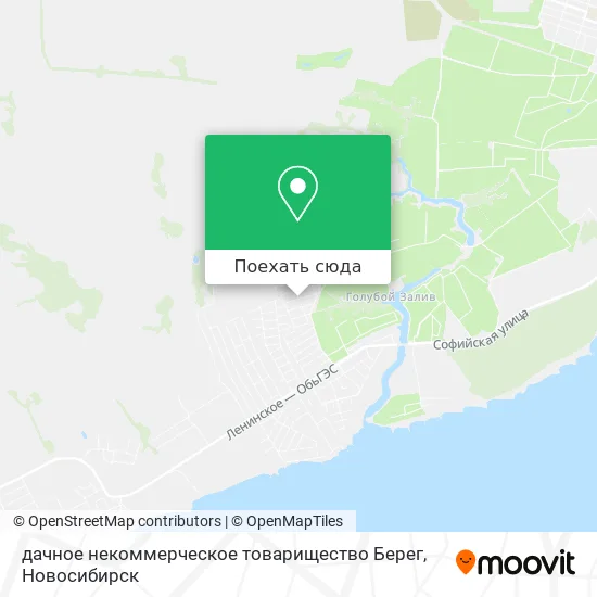 Карта дачное некоммерческое товарищество Берег