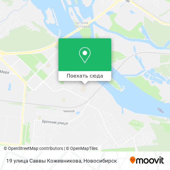 Карта 19 улица Саввы Кожевникова