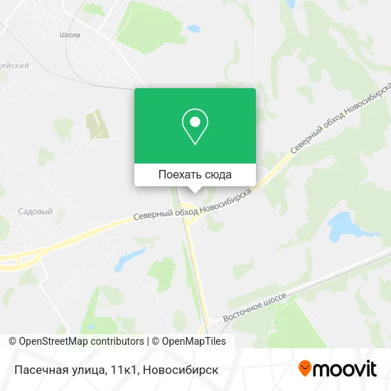 Карта Пасечная улица, 11к1