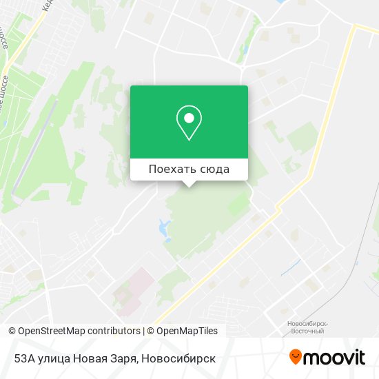 Карта 53А улица Новая Заря