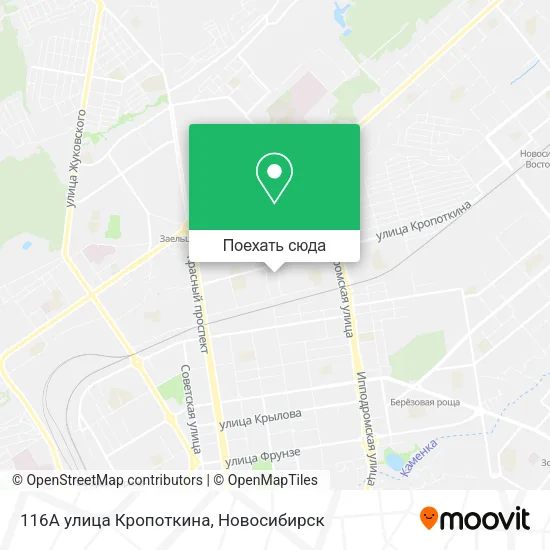 Карта 116А улица Кропоткина
