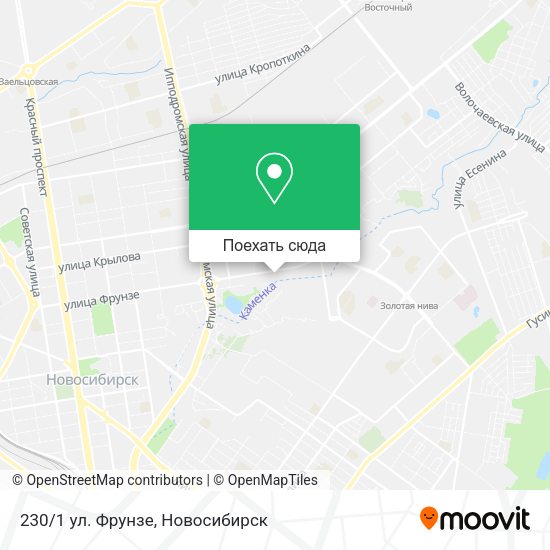 Карта 230/1 ул. Фрунзе