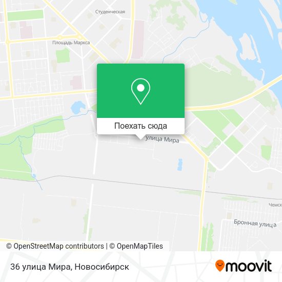 Карта 36 улица Мира