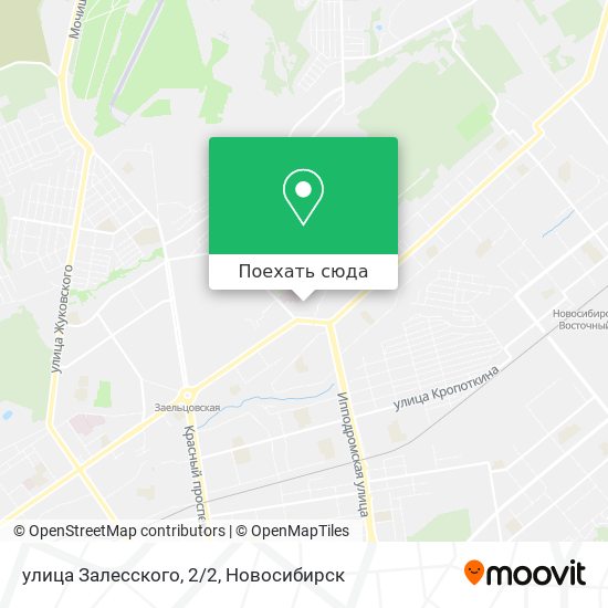 Карта улица Залесского, 2/2