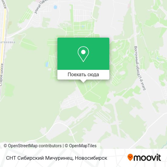 Карта СНТ Сибирский Мичуринец