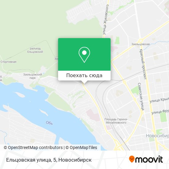 Карта Ельцовская улица, 5