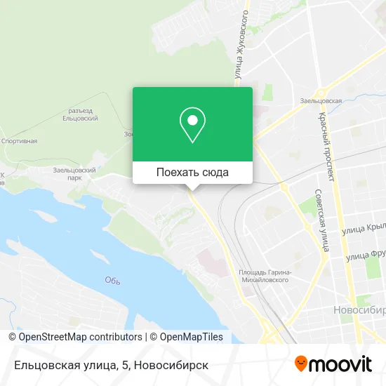 Карта Ельцовская улица, 5
