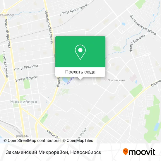 Карта Закаменский Микрорайон