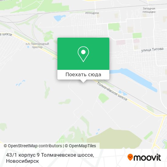 Карта 43 / 1 корпус 9 Толмачевское шоссе