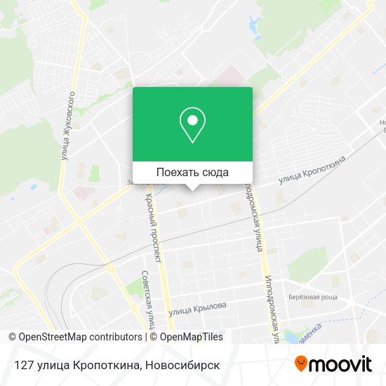 Карта 127 улица Кропоткина
