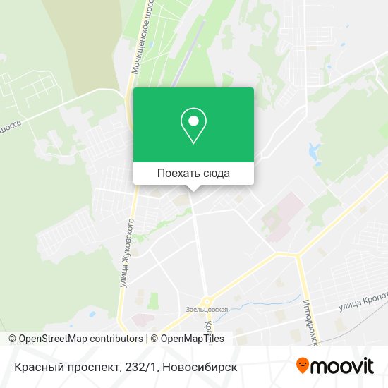 Карта Красный проспект, 232/1