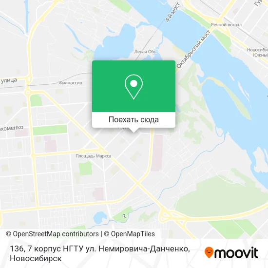 Карта 136, 7 корпус НГТУ ул. Немировича-Данченко