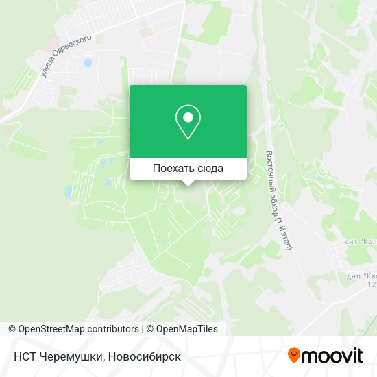 Карта НСТ Черемушки