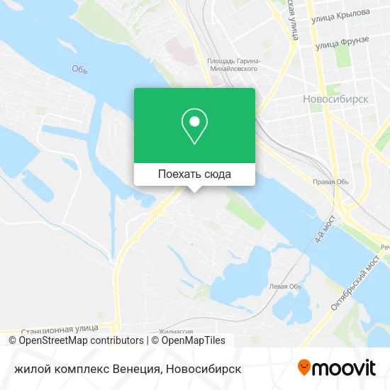 Карта жилой комплекс Венеция