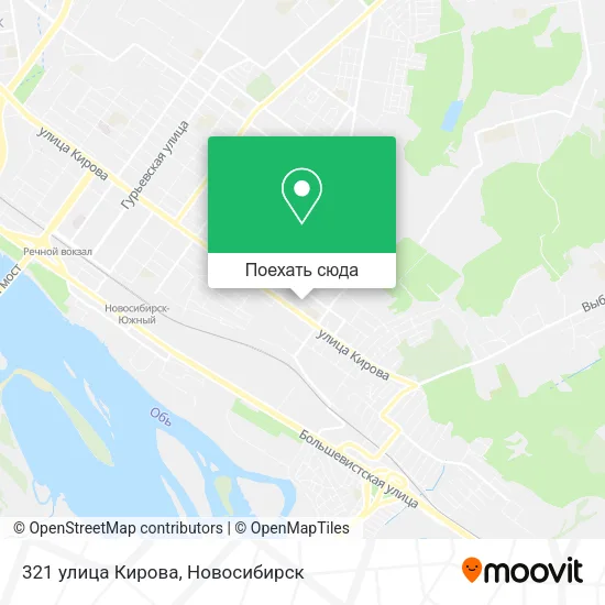 Карта 321 улица Кирова