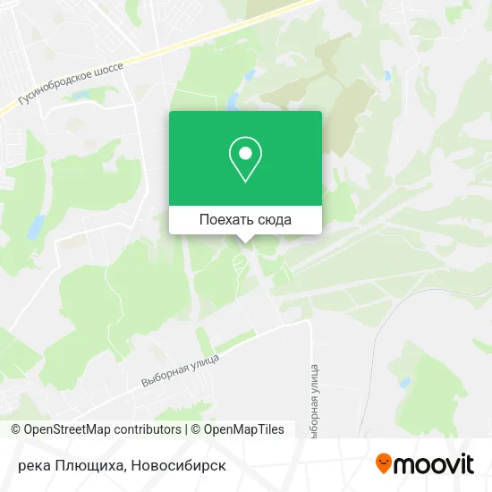 Карта река Плющиха