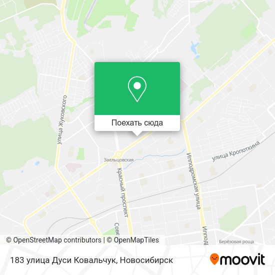Карта 183 улица Дуси Ковальчук