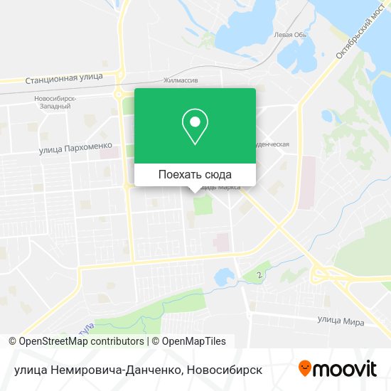 Карта улица Немировича-Данченко