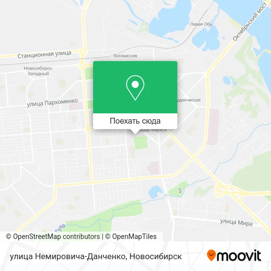 Карта улица Немировича-Данченко