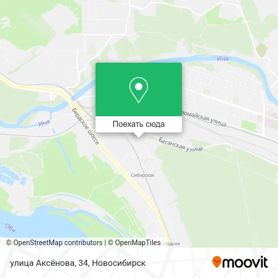Карта улица Аксёнова, 34