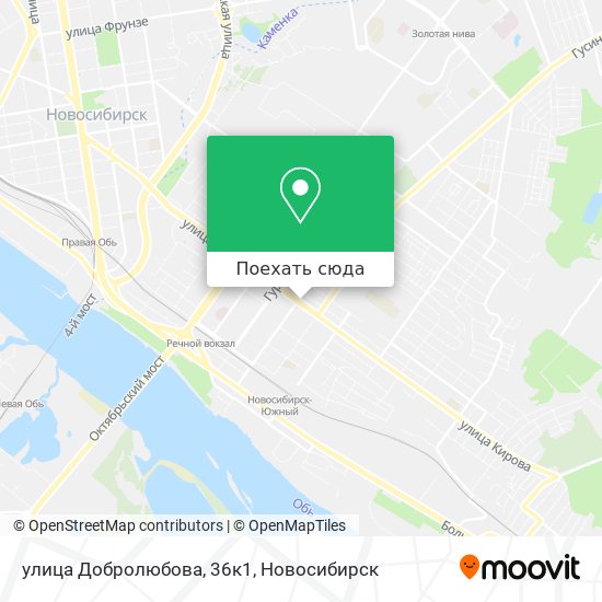Карта улица Добролюбова, 36к1