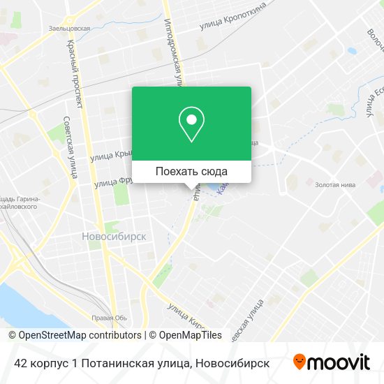 Карта 42 корпус 1 Потанинская улица