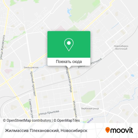 Карта Жилмассив Плехановский