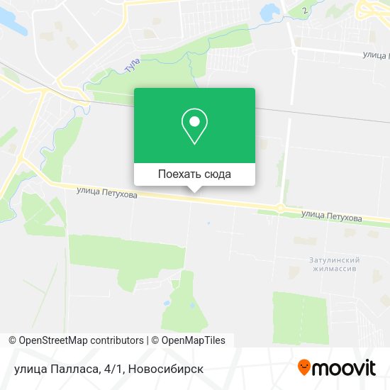 Карта улица Палласа, 4/1