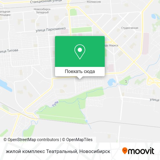 Карта жилой комплекс Театральный