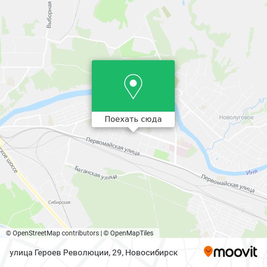 Карта улица Героев Революции, 29
